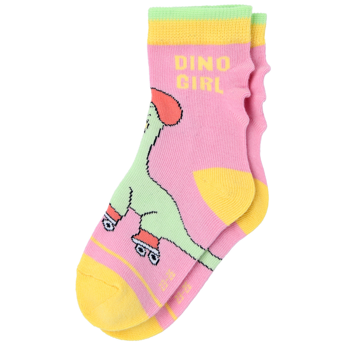 1 Paar Mädchen Socken mit Dino-Motiv von Topolino