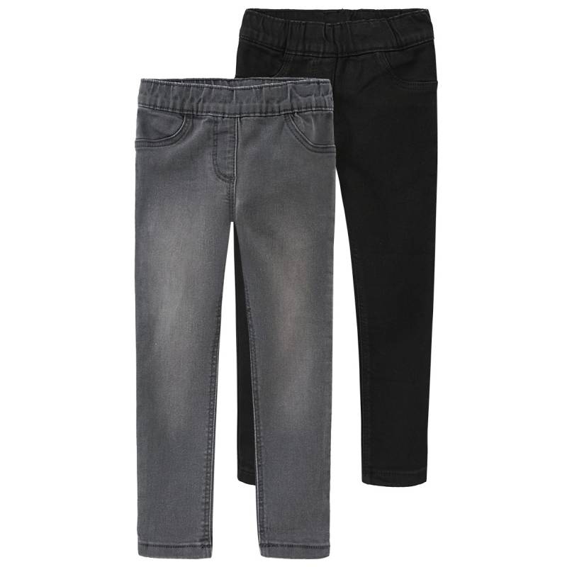 2 Mädchen Jeggings mit Stretch-Bund von Topolino