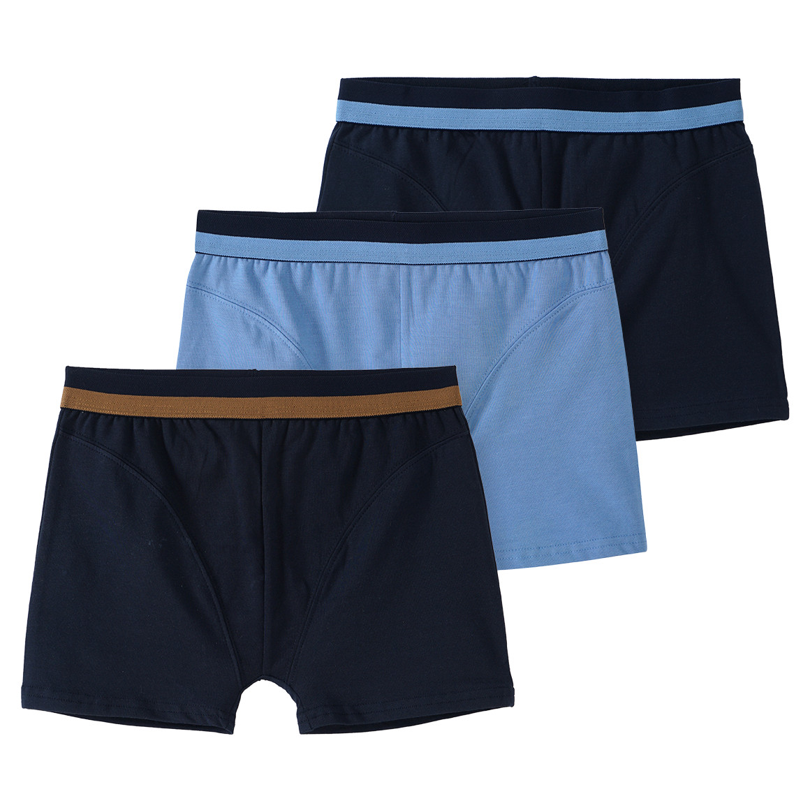 3 Jungen Boxer unifarben 3 Jungen Boxer unifarben von Topolino