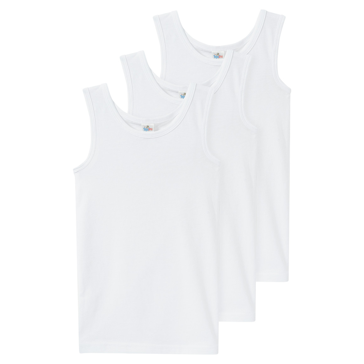 3 Jungen Unterhemden im Basic-Look 3 Jungen Unterhemden im Basic-Look von Topolino