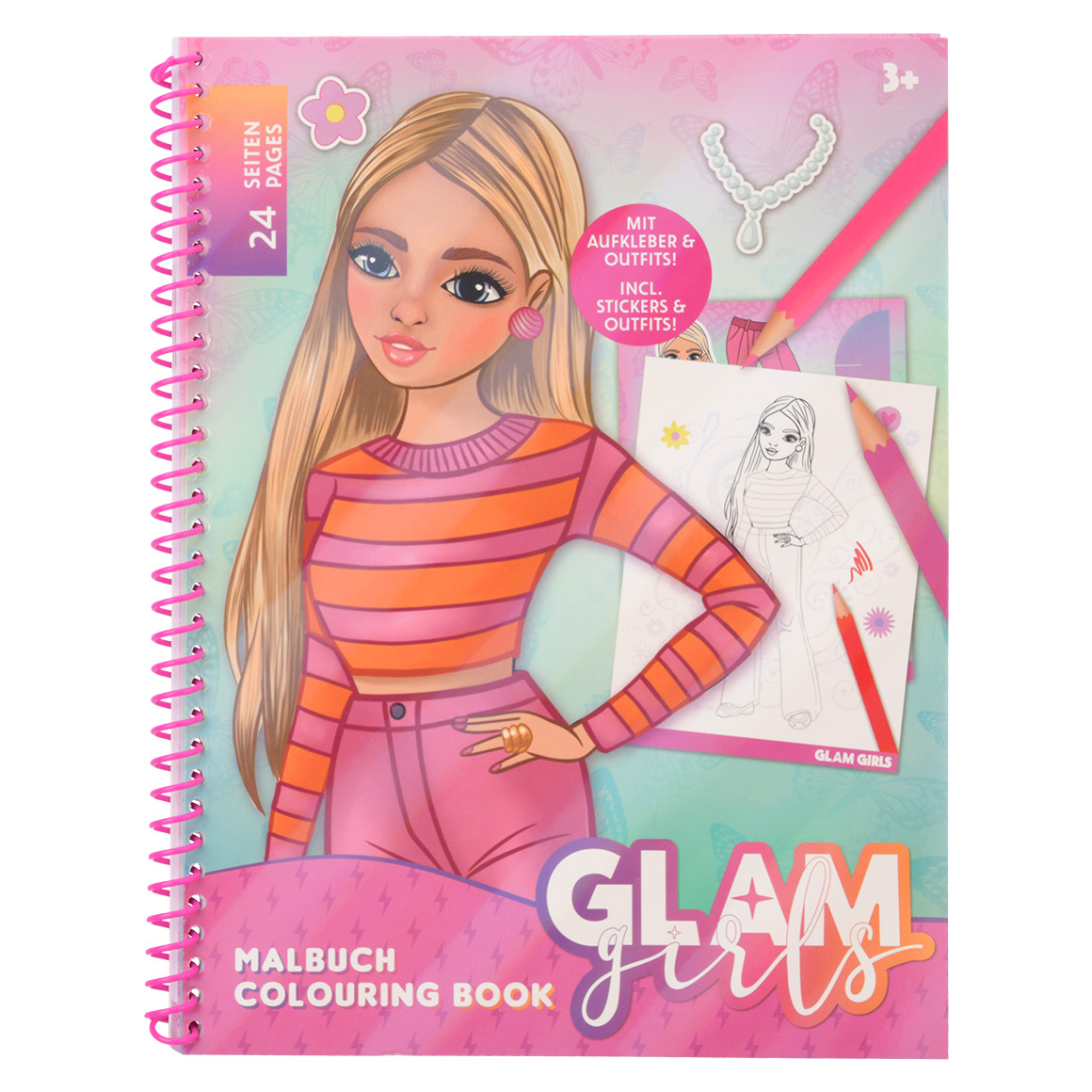 Glam Girls Malbuch von Topolino