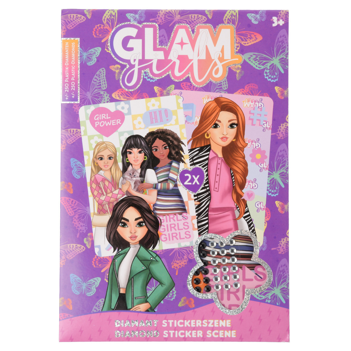 Glam Girls Sticker-Set von Topolino