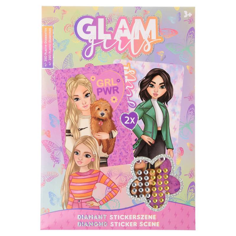 Glam Girls Sticker-Set von Topolino