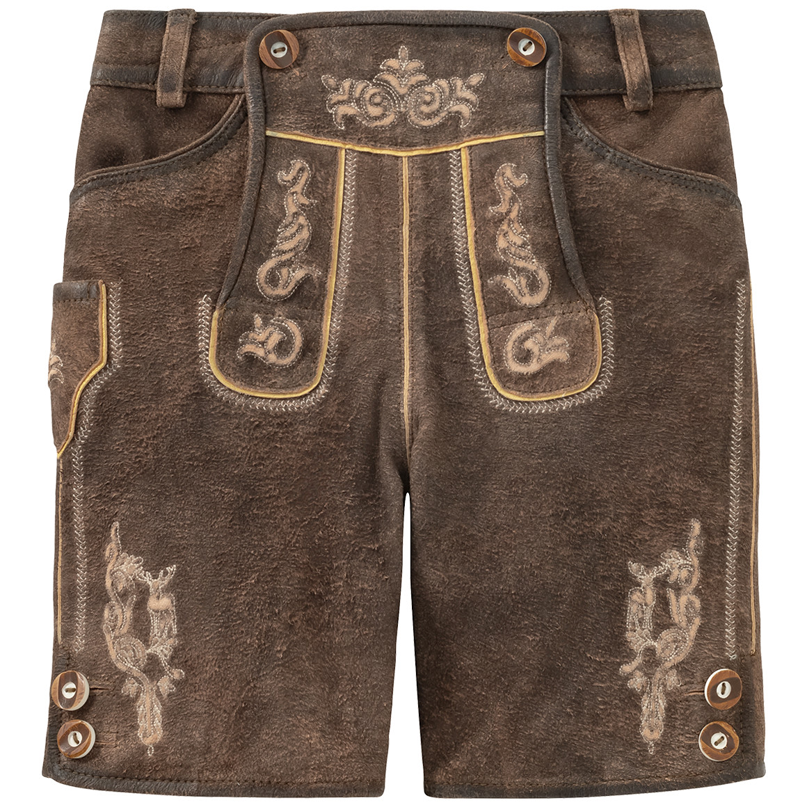 Jungen Lederhose mit Stickereien von Topolino