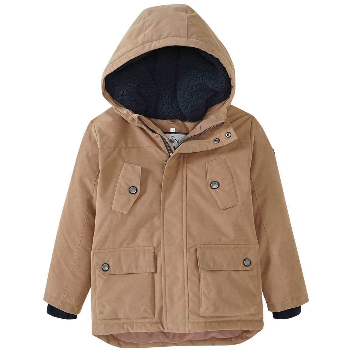 Jungen Parka in Unifarben von Topolino