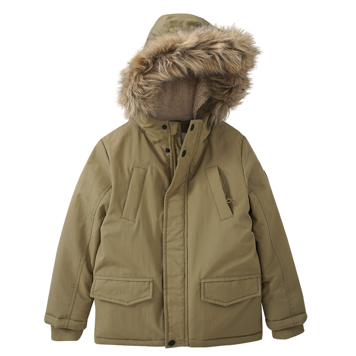 Jungen Parka mit Fellimitat von Topolino