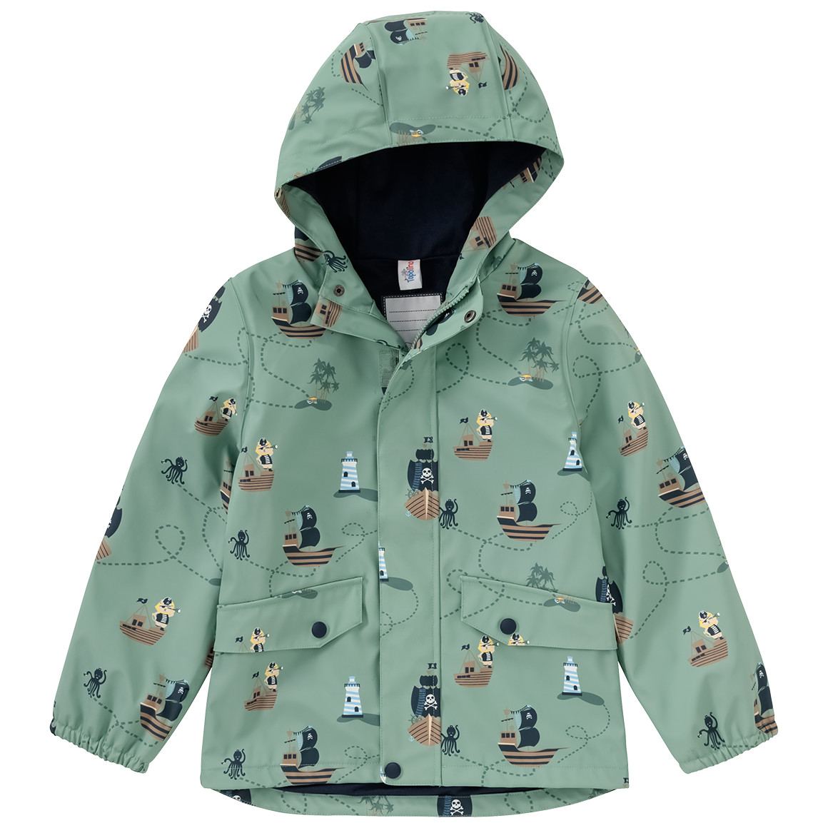 Jungen Regenjacke mit Piraten-Motiven von Topolino