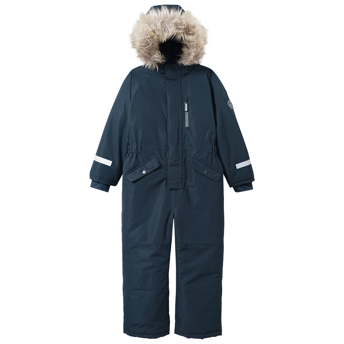 Jungen Schneeoverall mit Fellkapuze Jungen Schneeoverall mit Fellkapuze von Topolino