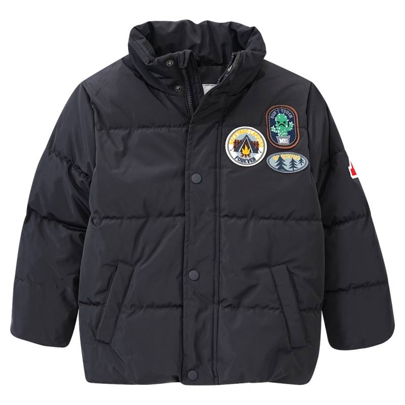 Jungen Winterjacke mit Aufnähern von Topolino