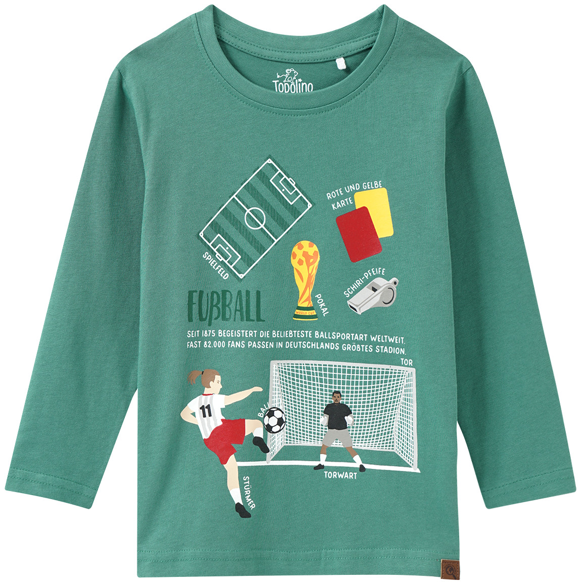 Kinder Langarmshirt mit Fußball-Print Kinder Langarmshirt mit Fußball-Print von Topolino