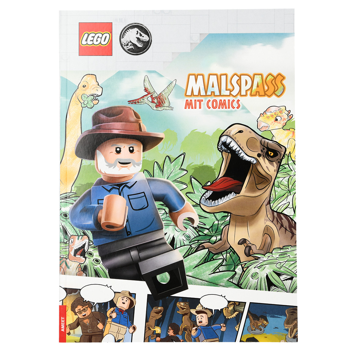 LEGO Jurassic World Rätsel-Malspaß mit Comics von Topolino