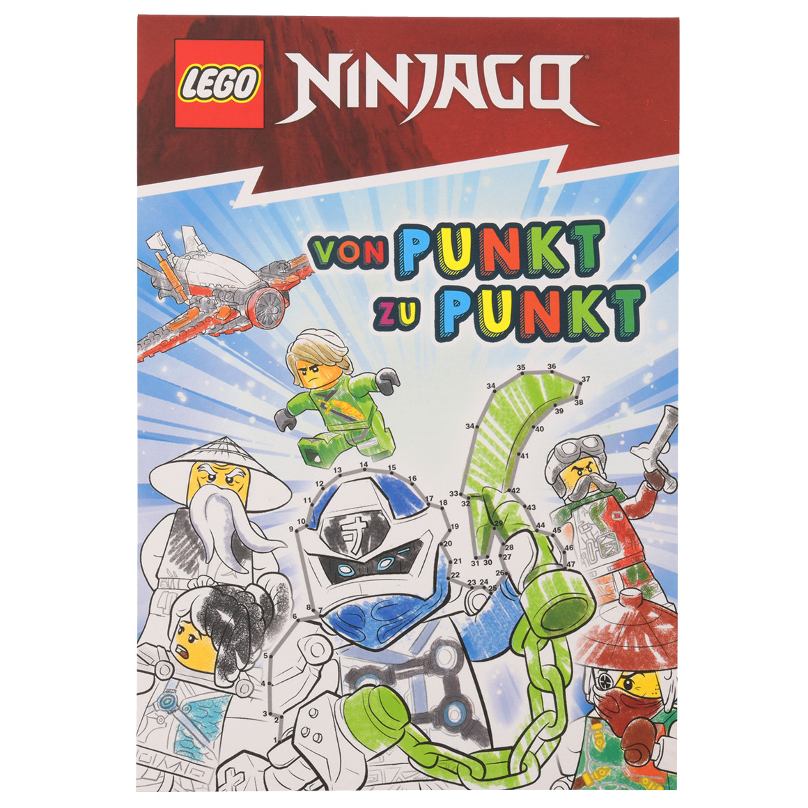 LEGO Ninjago Malblock von Punkt zu Punkt von Topolino