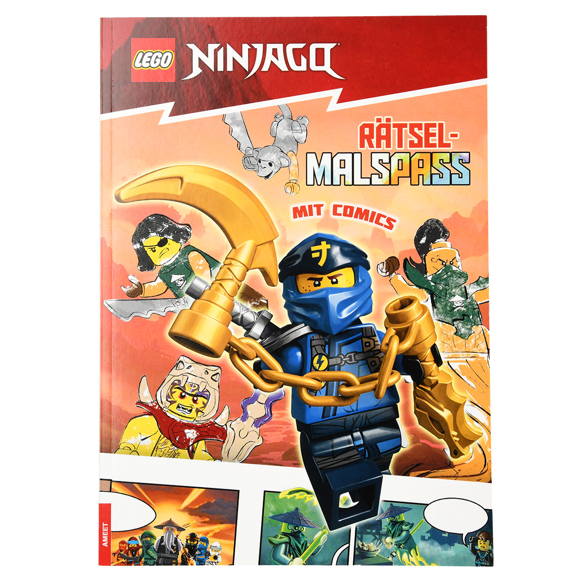 LEGO Ninjago Rätsel-Malspaß mit Comics von Topolino