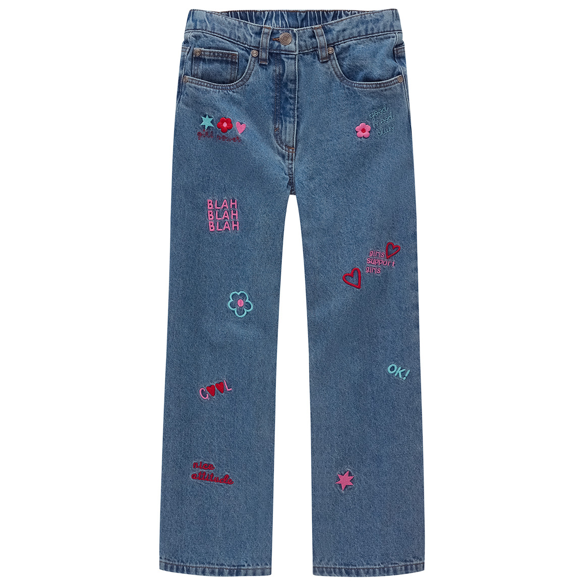 Mädchen Jeans mit Stickerei Mädchen Jeans mit Stickerei von Topolino