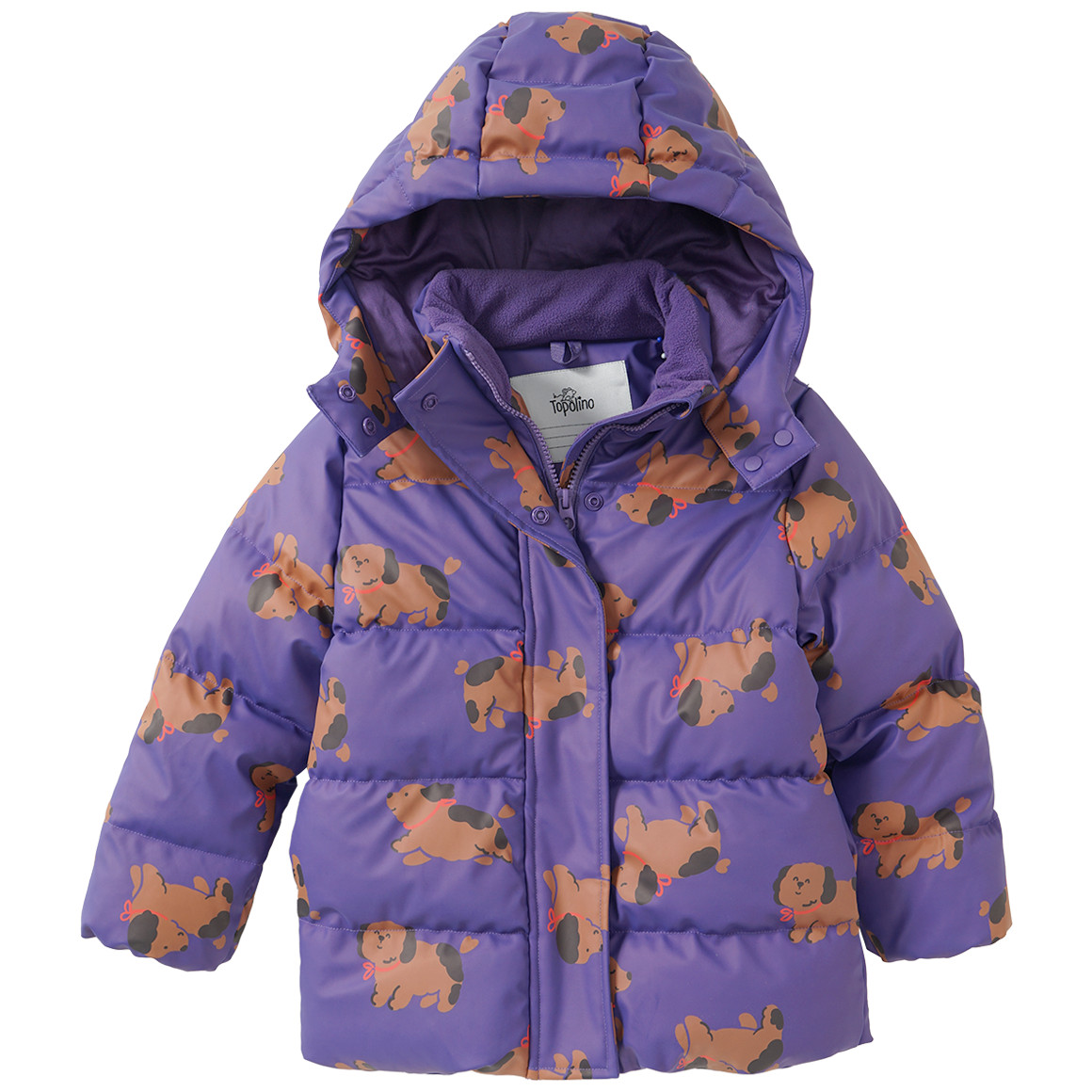Mädchen Pufferjacke mit Hunden Mädchen Pufferjacke mit Hunden von Topolino