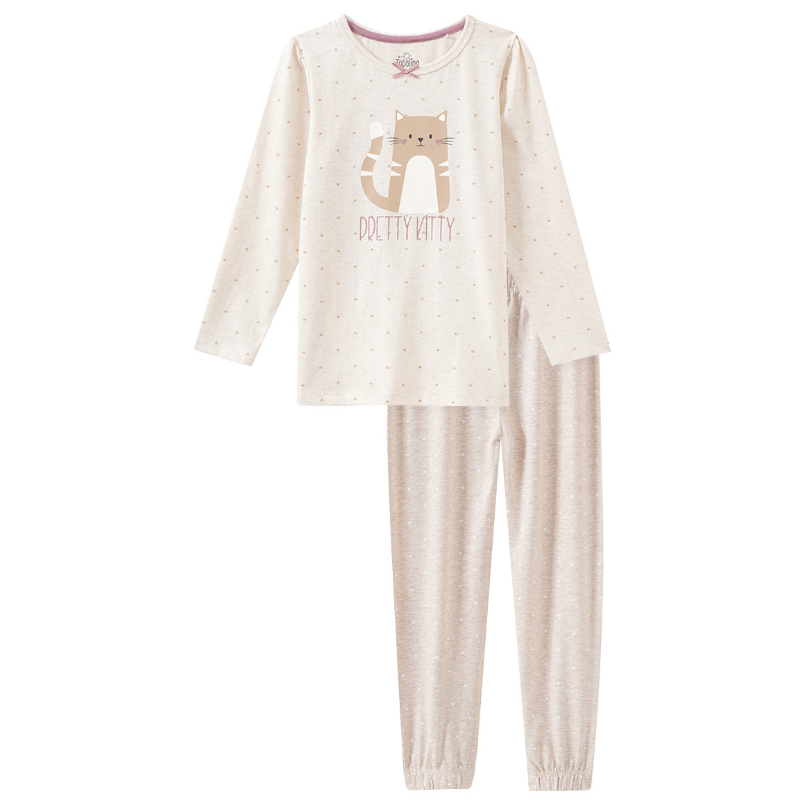 Mädchen Schlafanzug mit Katzen-Motiv Mädchen Schlafanzug mit Katzen-Motiv von Topolino