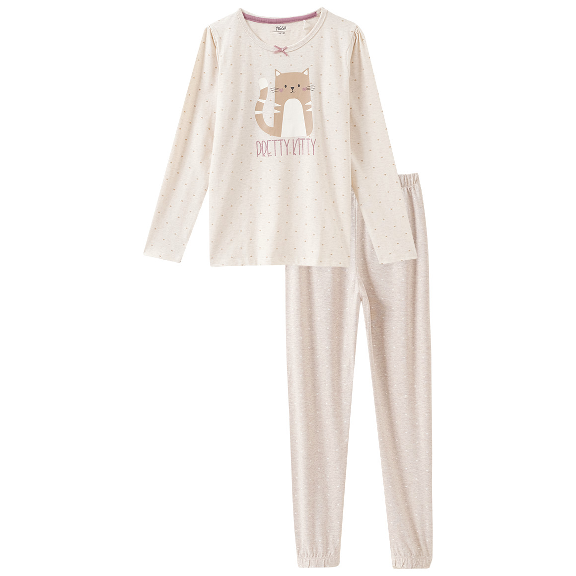 Mädchen Schlafanzug mit Katzen-Motiv Mädchen Schlafanzug mit Katzen-Motiv von Topolino