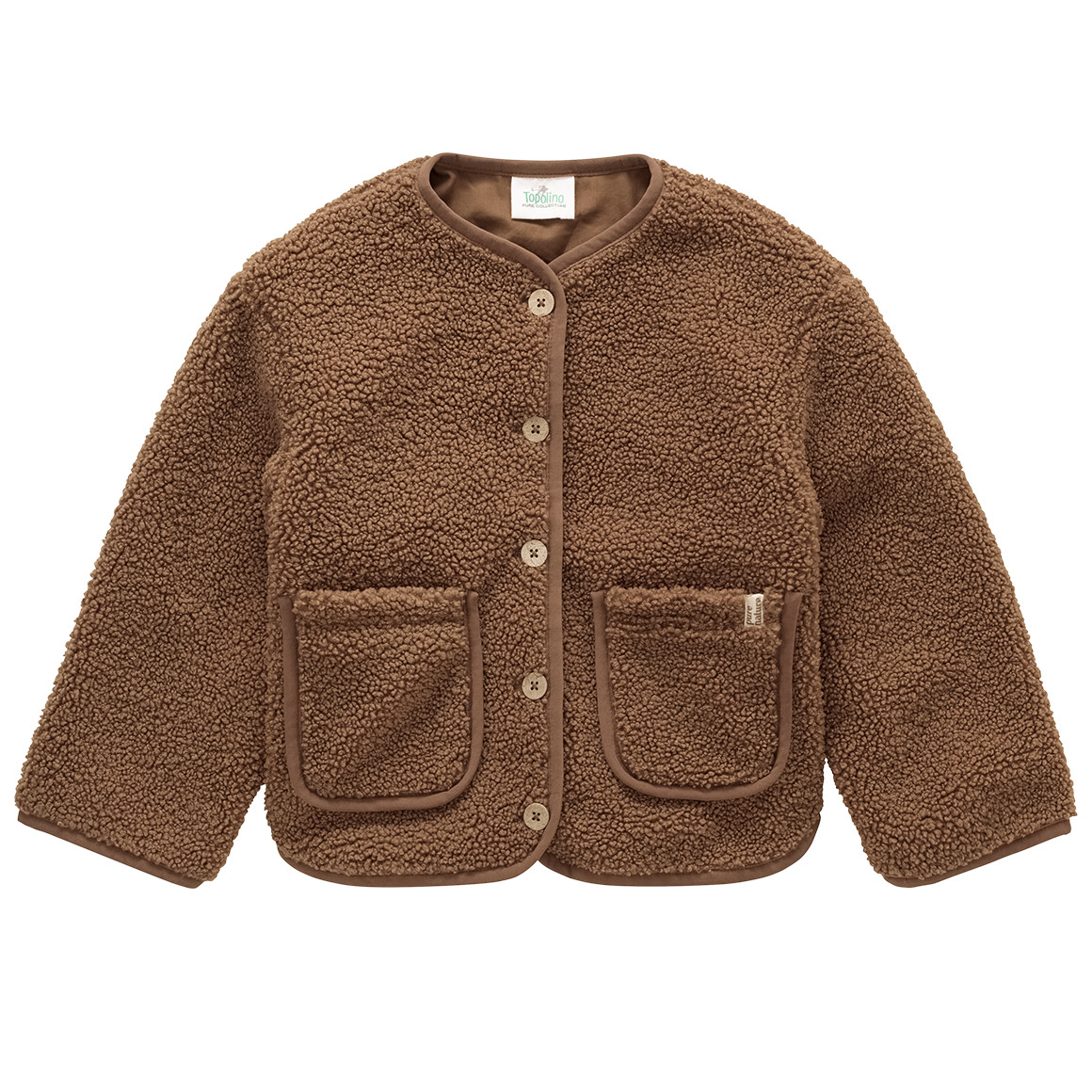 Mädchen Teddyjacke mit Knopfleiste Mädchen Teddyjacke mit Knopfleiste von Topolino