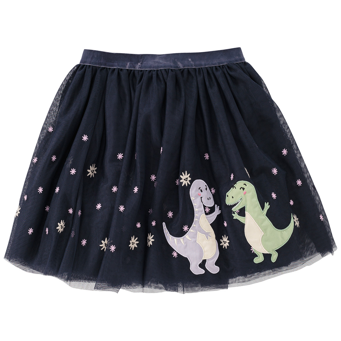 Mädchen Tüllrock mit Dino-Stickerei Mädchen Tüllrock mit Dino-Stickerei von Topolino
