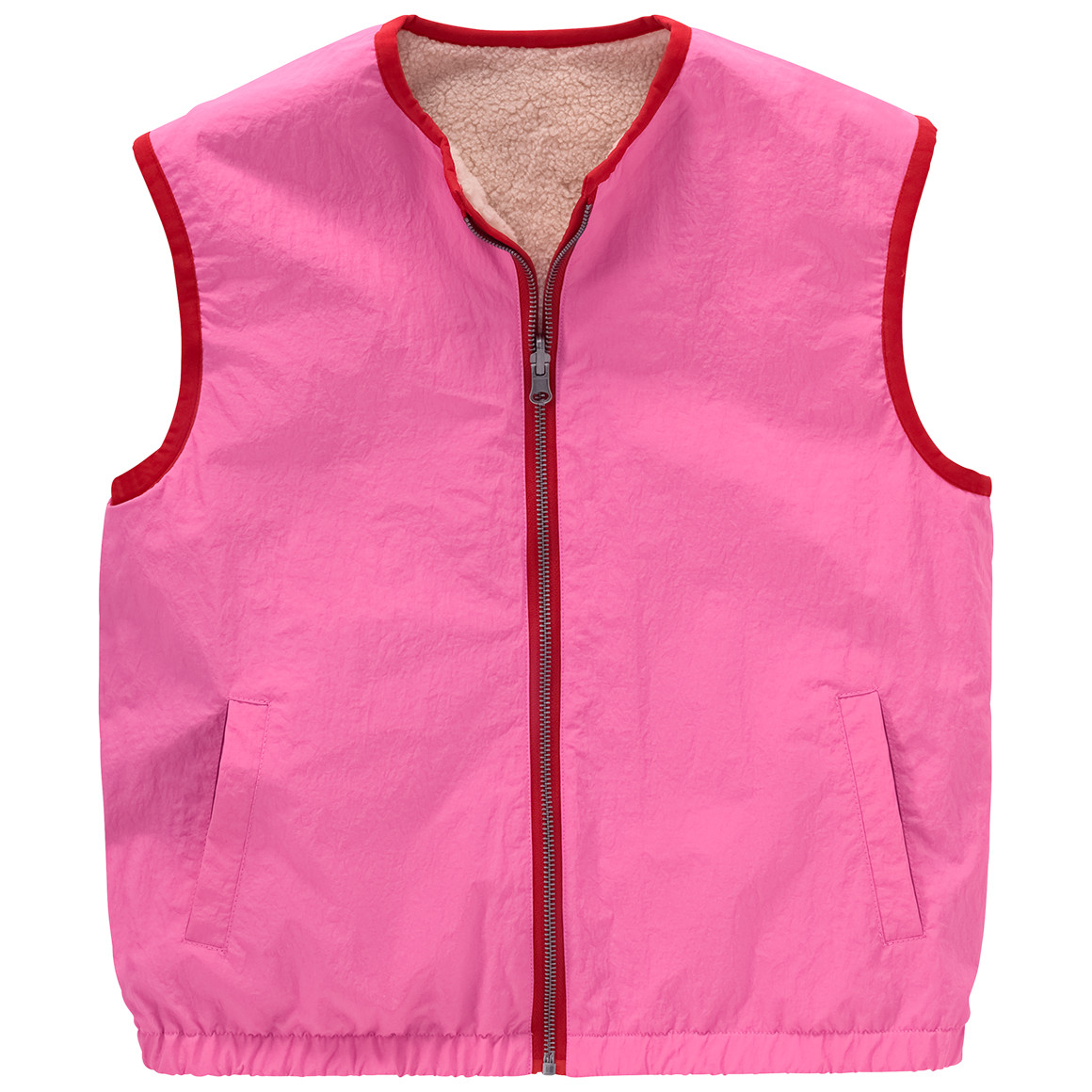 Mädchen Wendeweste mit Teddyplüsch Mädchen Wendeweste mit Teddyplüsch von Topolino