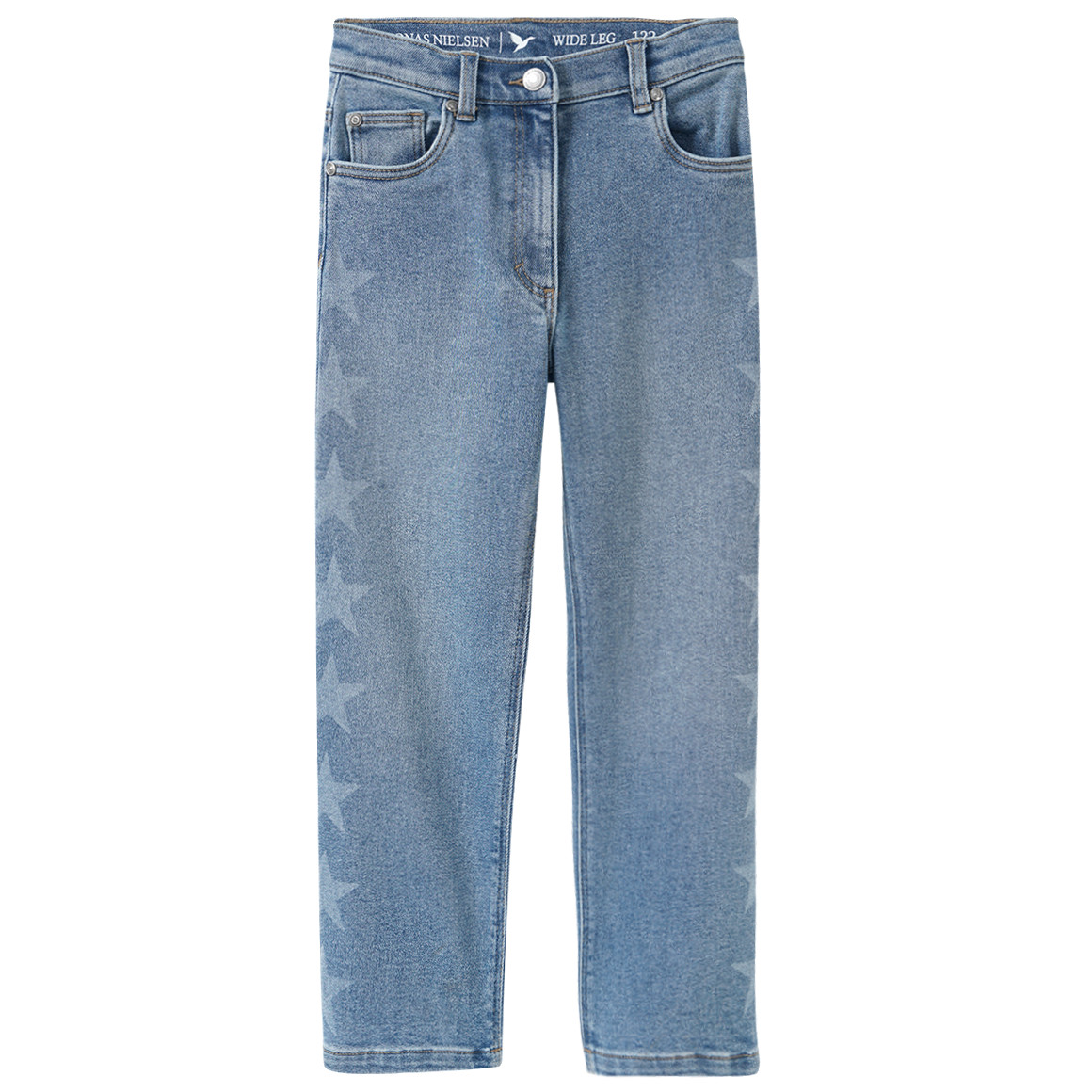 Mädchen Wide-Leg-Jeans mit Sternen-Motiven Mädchen Wide-Leg-Jeans mit Sternen-Motiven von Topolino
