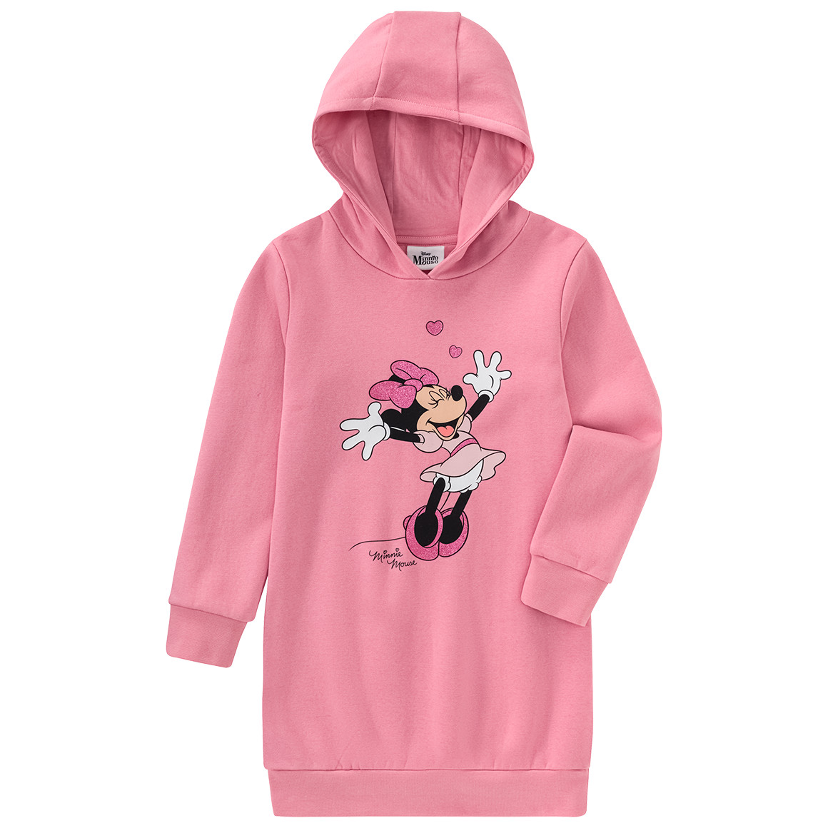 Minnie Maus Sweatkleid mit Glitzer-Print von Topolino