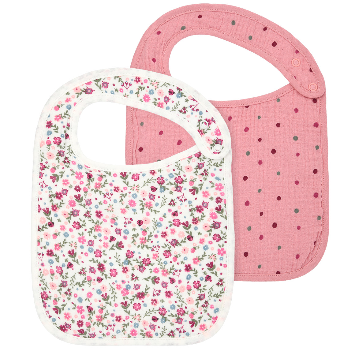 2 Baby Lätzchen aus Musselin 2 Baby Lätzchen aus Musselin von Topomini