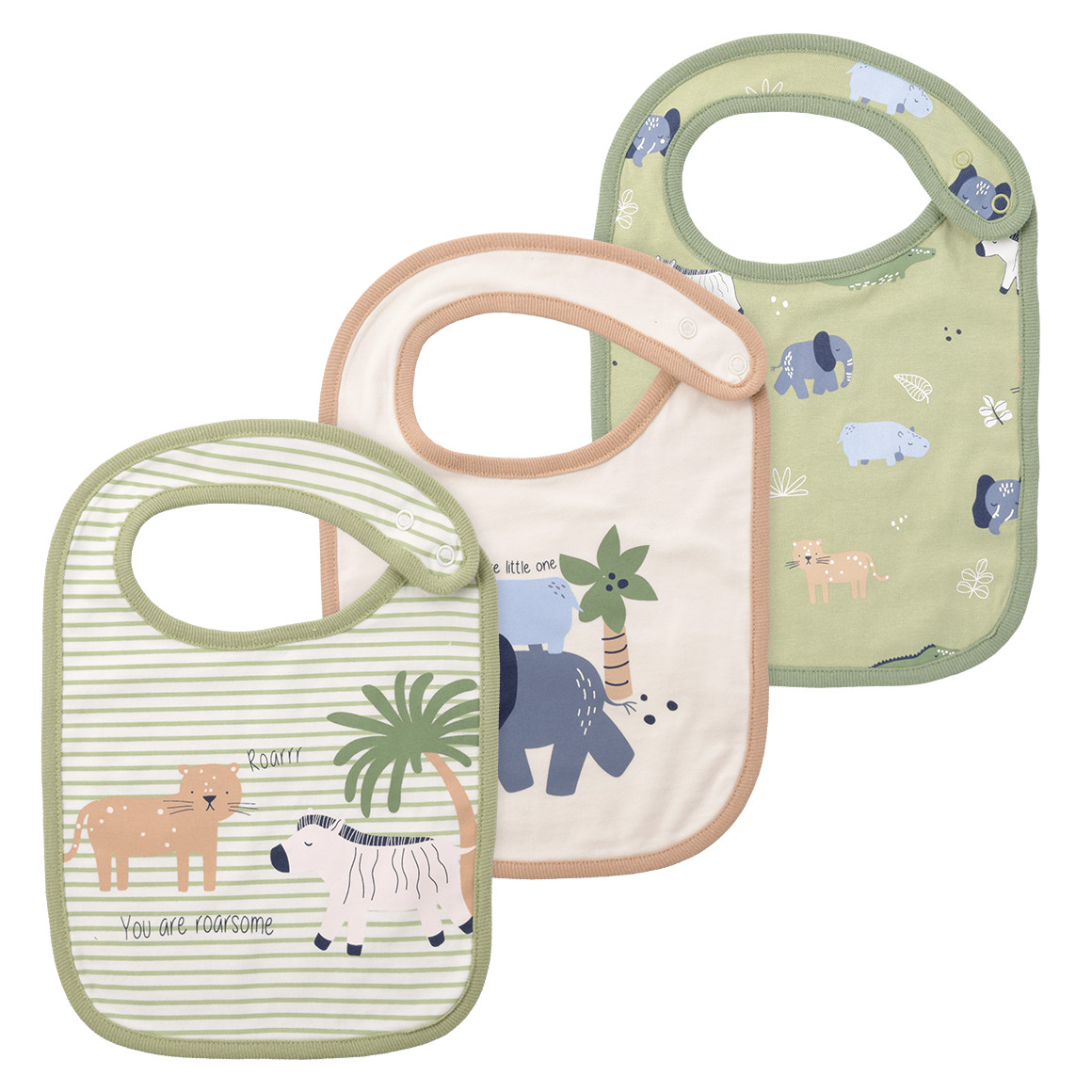 3 Baby Lätzchen mit Motiven 3 Baby Lätzchen mit Motiven von Topomini