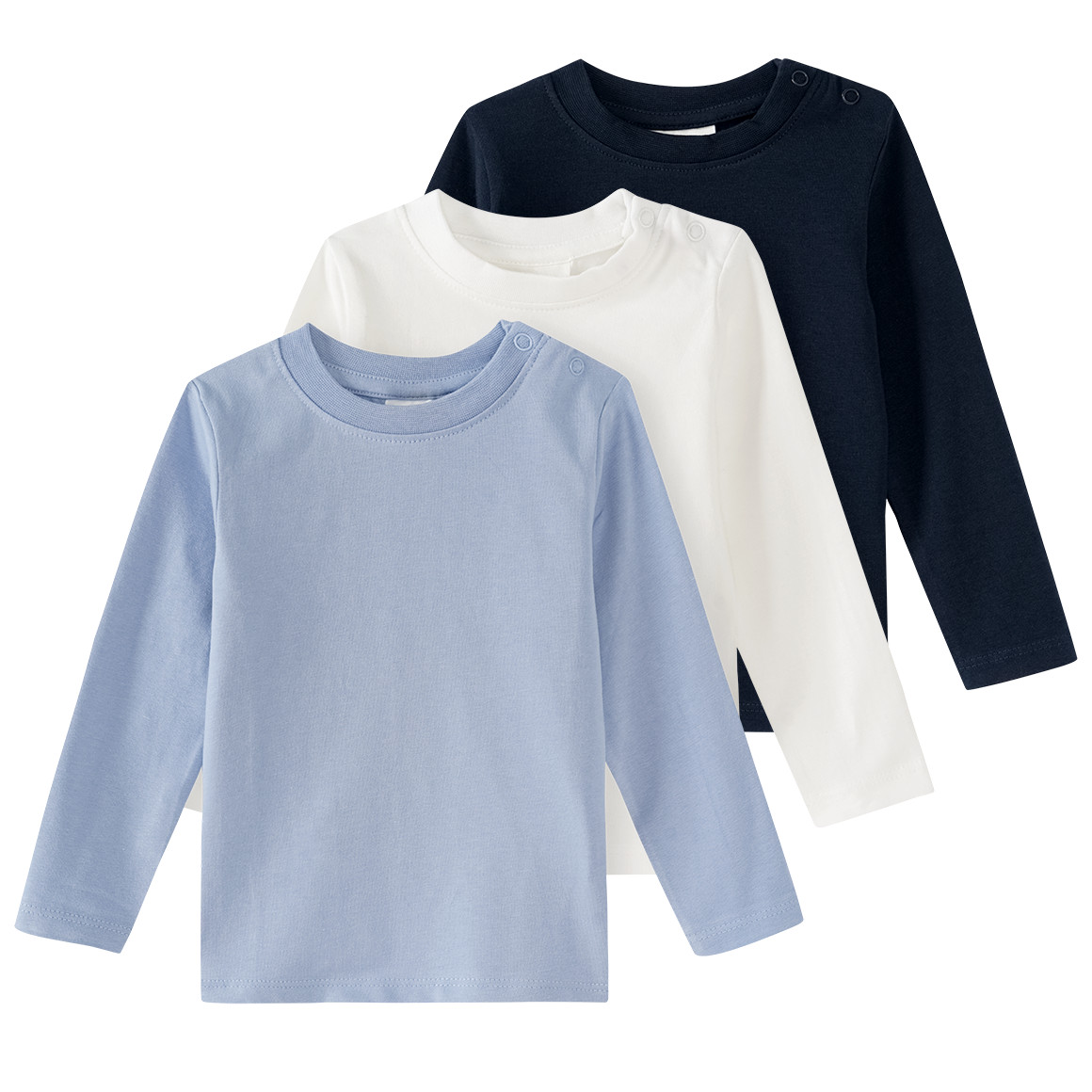 3 Baby Langarmshirts im Set von Topomini