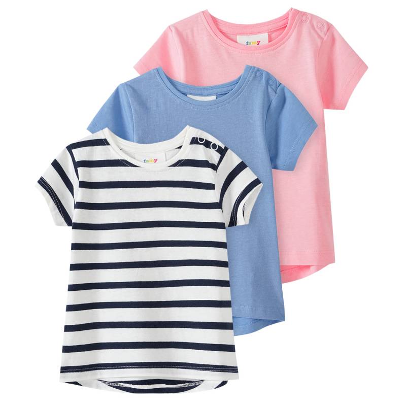 3 Baby T-Shirts in verschiedenen Dessins von Topomini