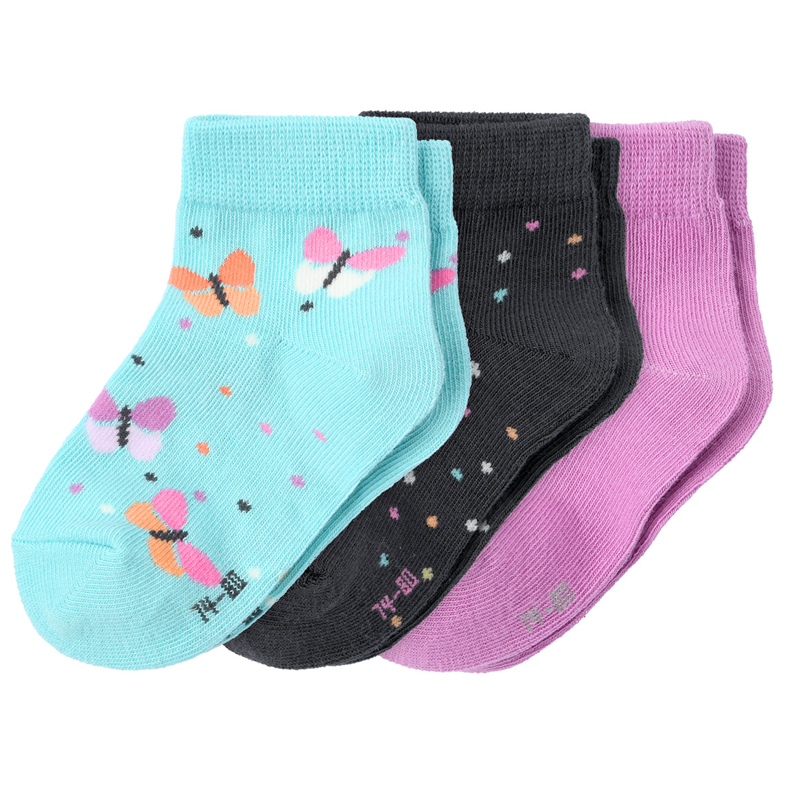 3 Paar Baby Kurzsocken im Set von Topomini