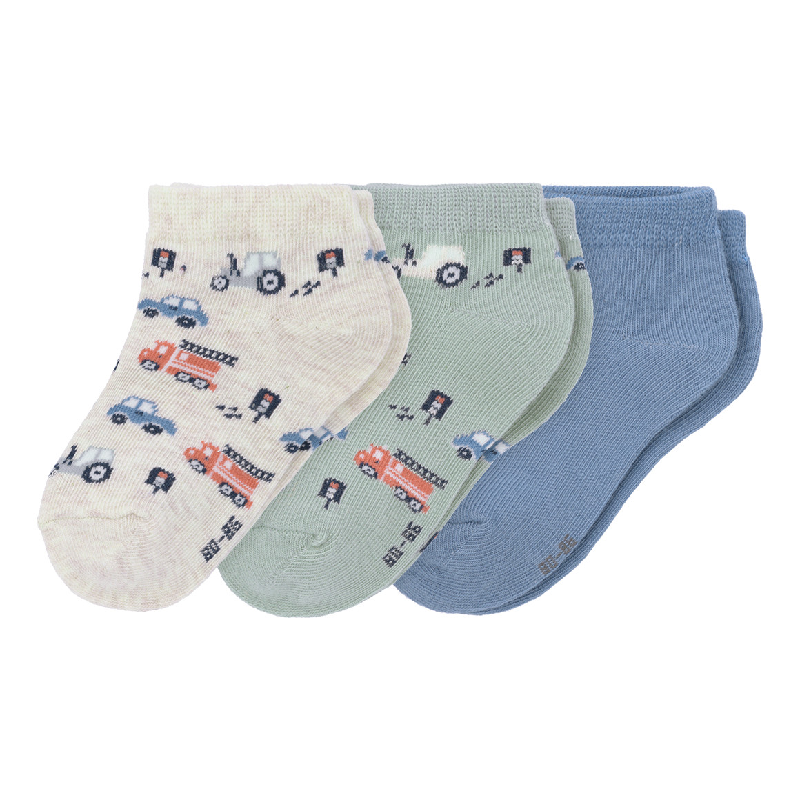 3 Paar Baby Sneaker-Socken im Set 3 Paar Baby Sneaker-Socken im Set von Topomini