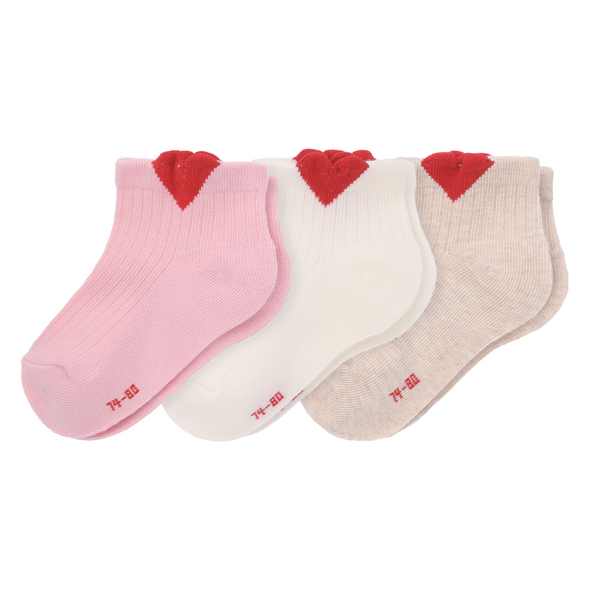 3 Paar Baby Sneaker-Socken im Set 3 Paar Baby Sneaker-Socken im Set von Topomini