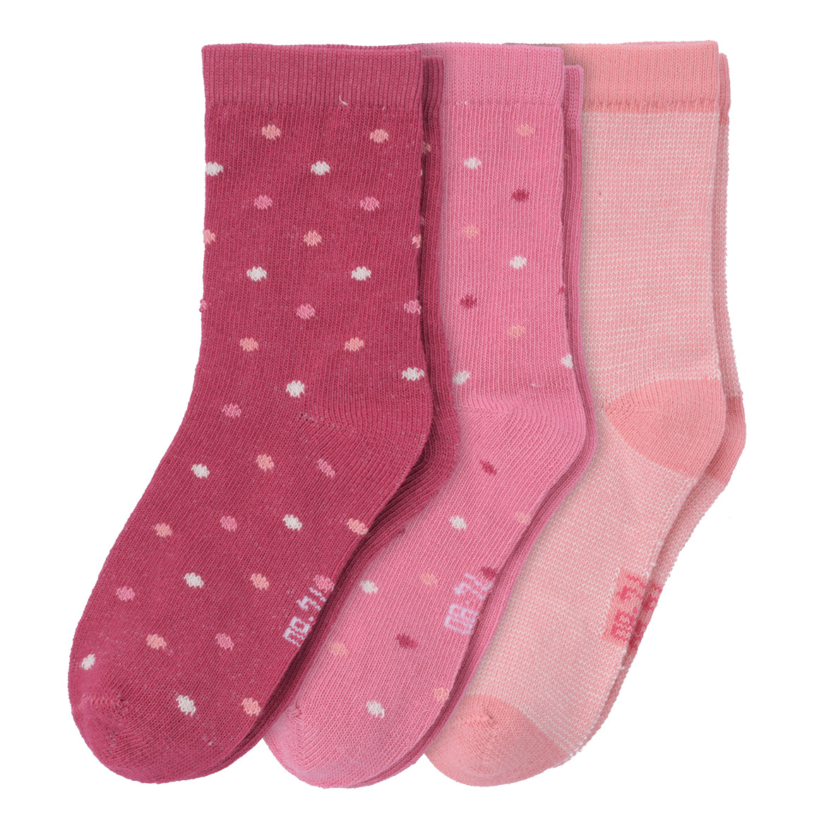 3 Paar Baby Socken in verschiedenen Dessins von Topomini