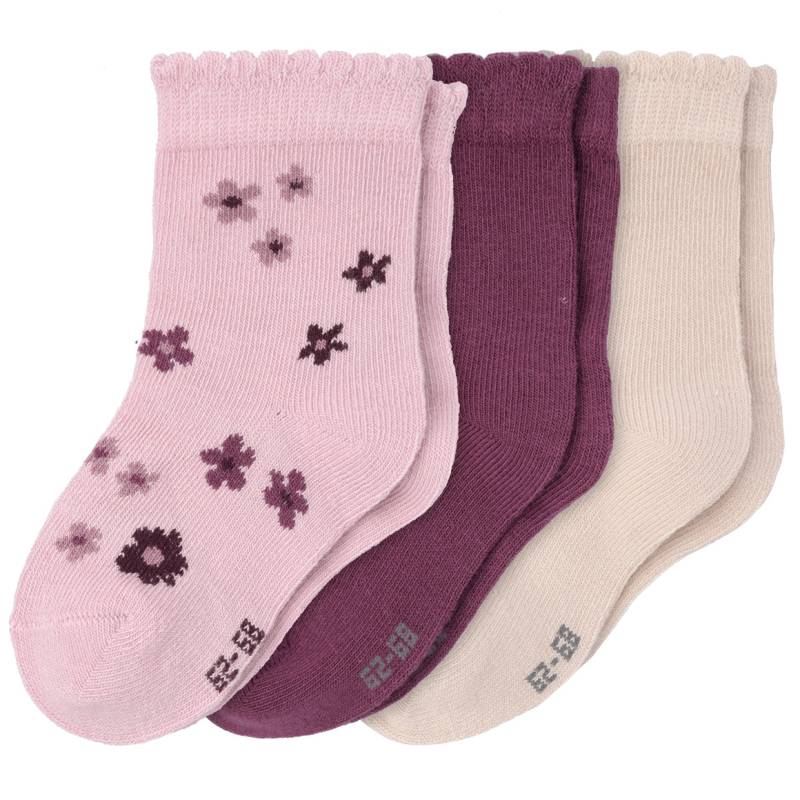 3 Paar Baby Socken in verschiedenen Dessins von Topomini