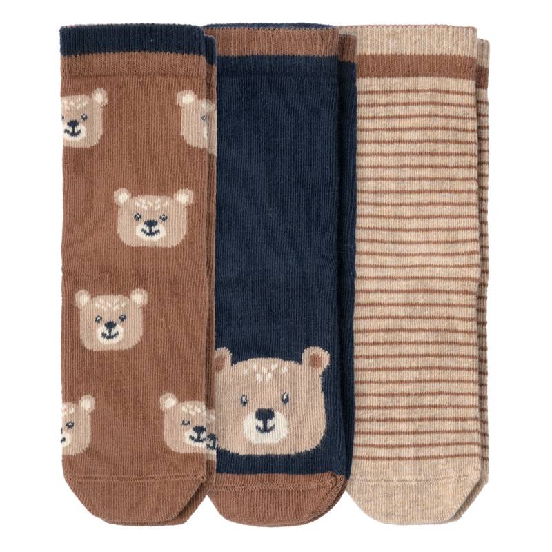 3 Paar Baby Socken in verschiedenen Dessins von Topomini