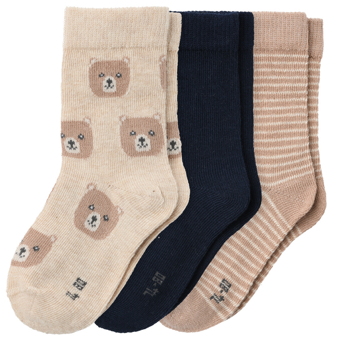 3 Paar Baby Socken mit Bio-Baumwolle 3 Paar Baby Socken mit Bio-Baumwolle von Topomini
