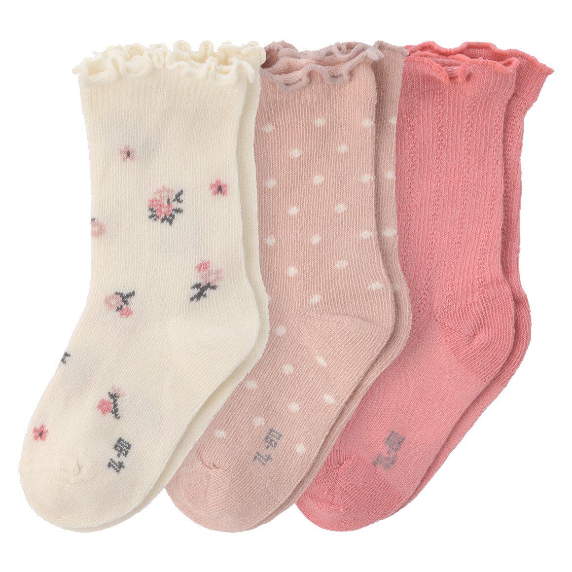 3 Paar Baby Socken mit Bio-Baumwolle 3 Paar Baby Socken mit Bio-Baumwolle von Topomini