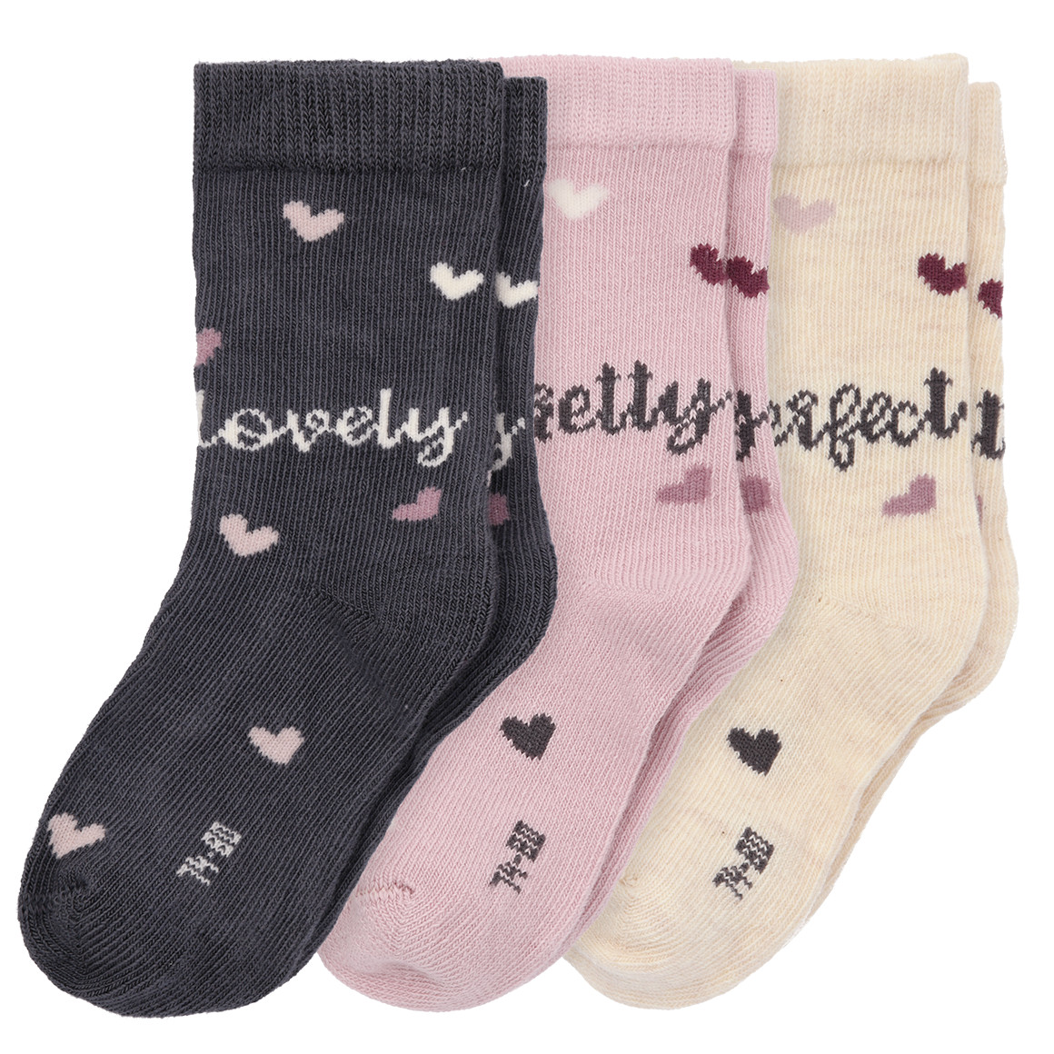 3 Paar Baby Socken mit Bio-Baumwolle 3 Paar Baby Socken mit Bio-Baumwolle von Topomini