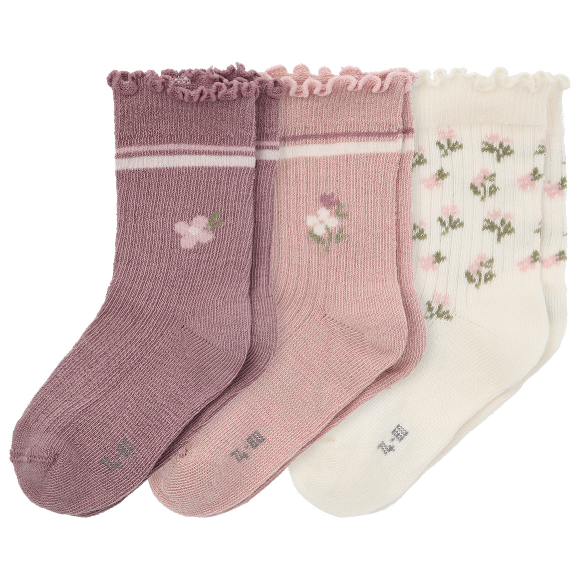3 Paar Baby Socken mit Bio-Baumwolle 3 Paar Baby Socken mit Bio-Baumwolle von Topomini
