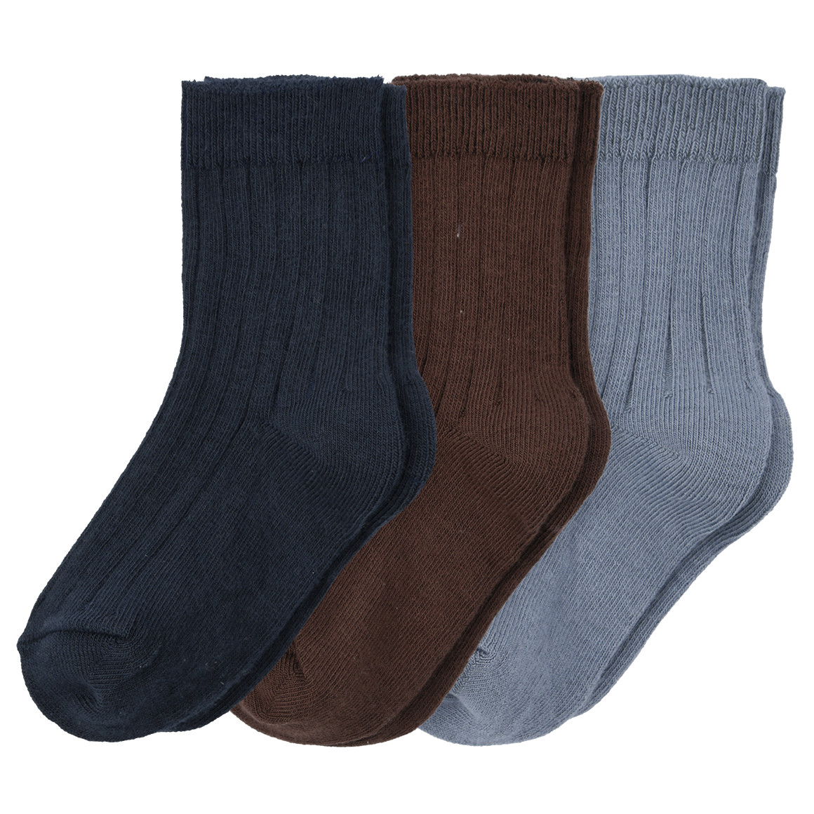 3 Paar Baby Socken mit Rippstruktur 3 Paar Baby Socken mit Rippstruktur von Topomini