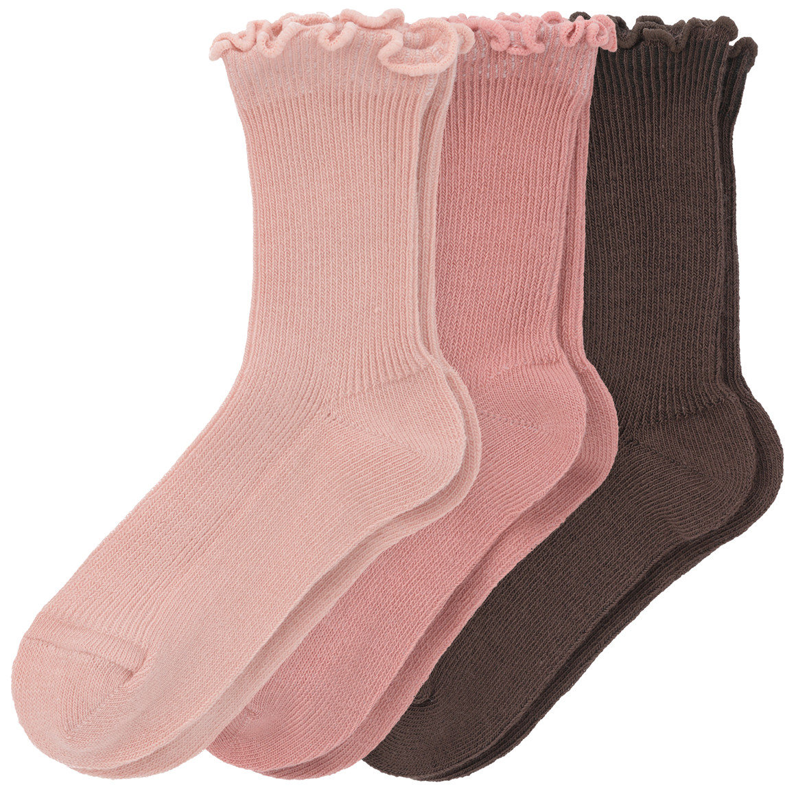 3 Paar Baby Socken mit feiner Rippstruktur 3 Paar Baby Socken mit feiner Rippstruktur von Topomini