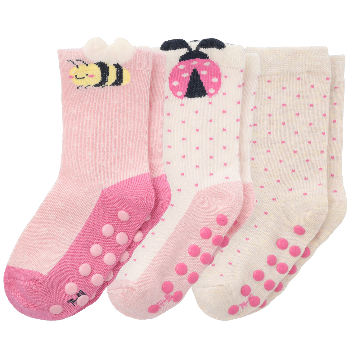3 Paar Baby Stopper-Socken im Set 3 Paar Baby Stopper-Socken im Set von Topomini