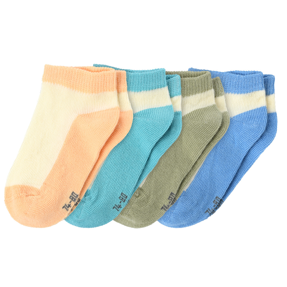 4 Paar Baby Sneaker-Socken im Set von Topomini