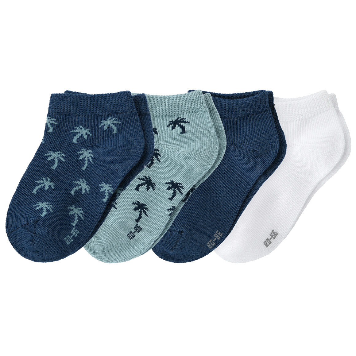 4 Paar Baby Sneaker-Socken im Set 4 Paar Baby Sneaker-Socken im Set von Topomini