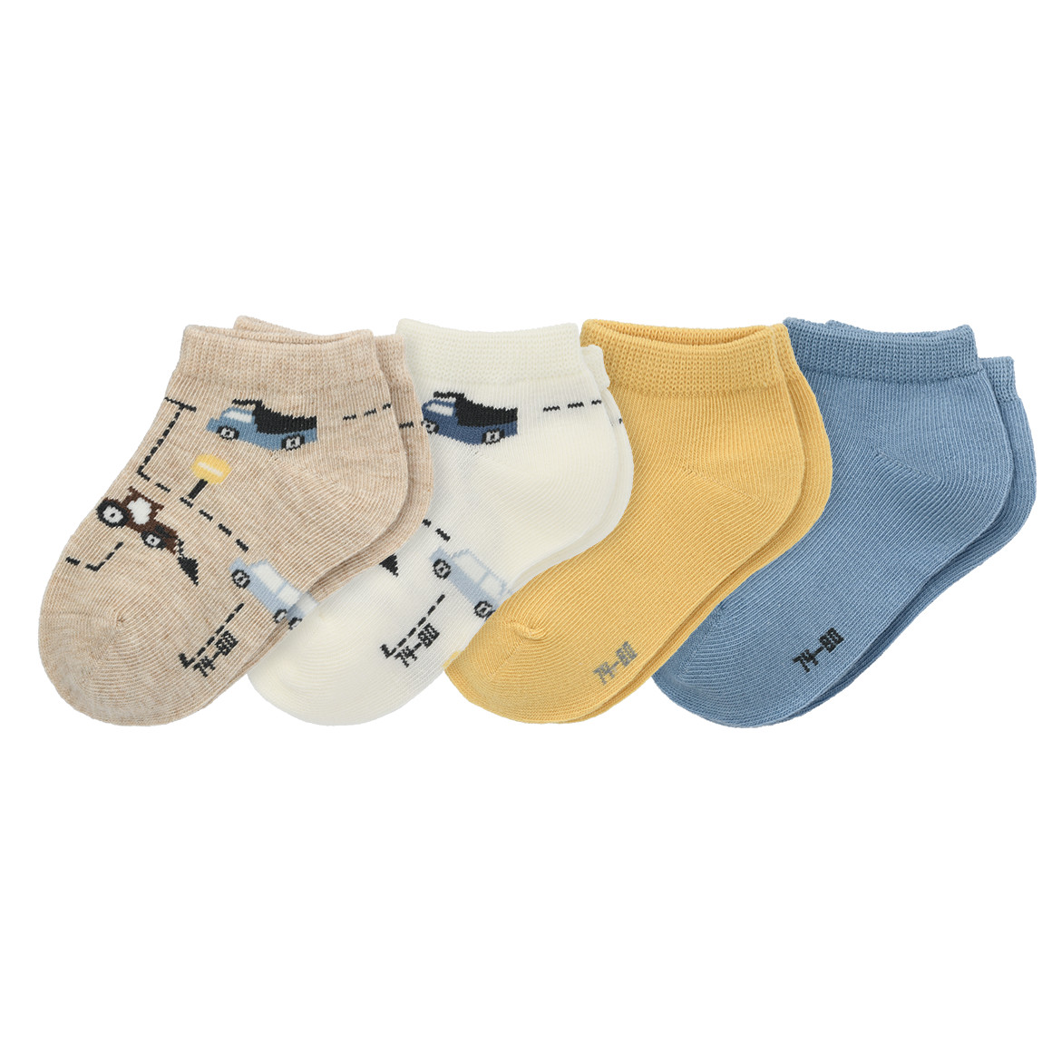 4 Paar Baby Sneaker-Socken im Set 4 Paar Baby Sneaker-Socken im Set von Topomini