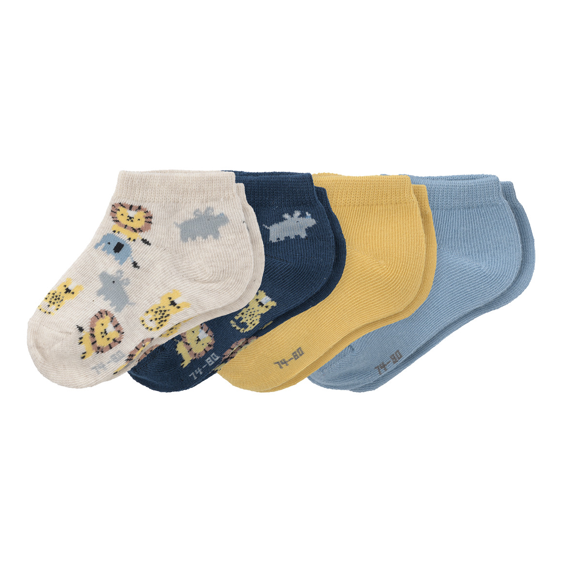 4 Paar Baby Sneaker-Socken im Set 4 Paar Baby Sneaker-Socken im Set von Topomini
