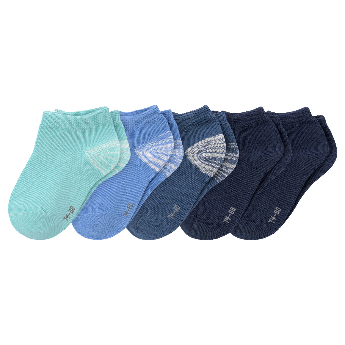 5 Paar Baby Sneaker-Socken im Set von Topomini