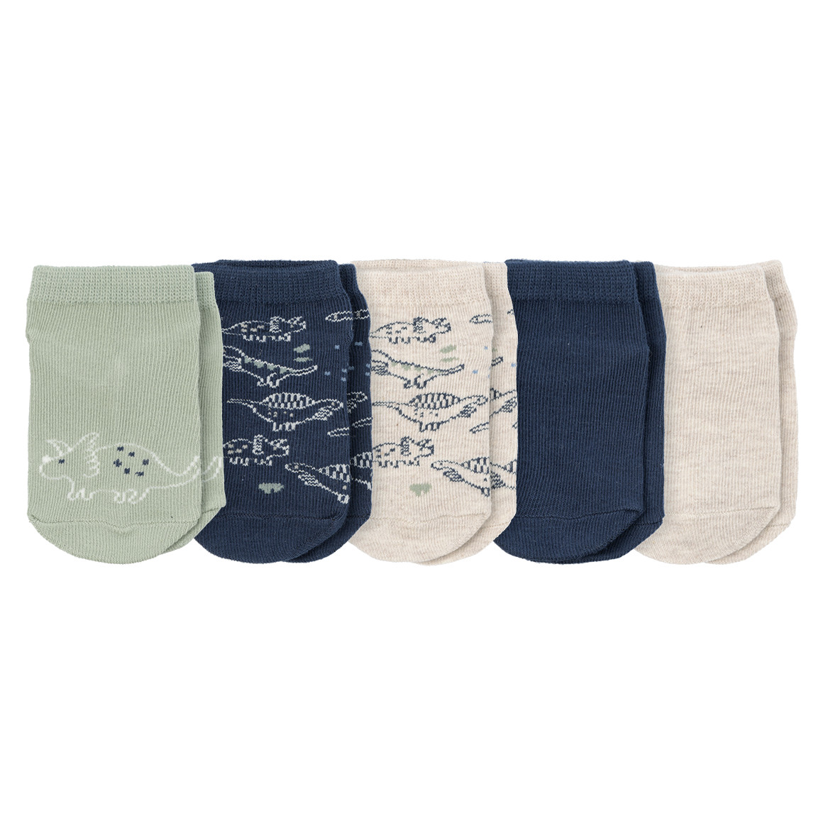 5 Paar Baby Sneaker-Socken im Set 5 Paar Baby Sneaker-Socken im Set von Topomini