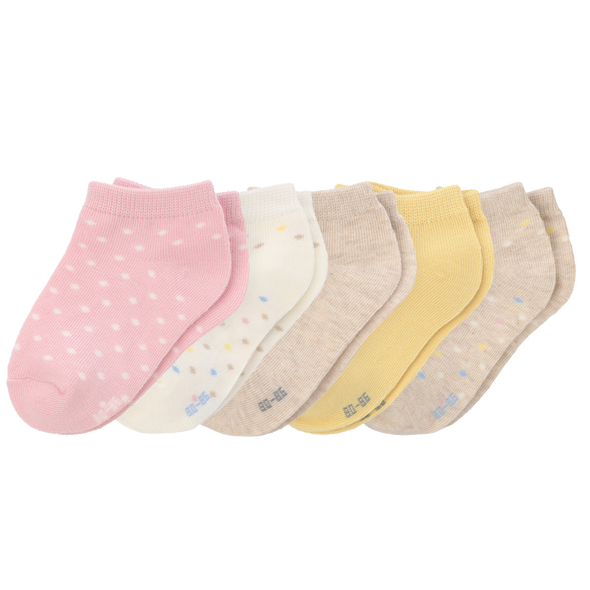 5 Paar Baby Sneaker-Socken im Set 5 Paar Baby Sneaker-Socken im Set von Topomini